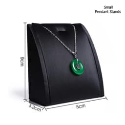 Jewelry Retail Store Black PU Ring Earring Stand Holder Bust Bangle Organzier Set Jewelry Pendant Necklace Chain Chokers Display