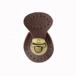 Genuine Leather Bag Lock Magnetic Button Fasteners Snap Buckles Replacement Handmade Bag DIY Clasp Accessories KZ0253
