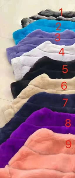 Real Rex Rabbit Fur Jacket for Women Zipper Stripe with Batwing Sleeve Furry Vest Thick Tops Dropshipping Winter Coat 1907018