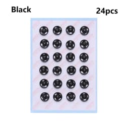10/24PCS Tiny Metal Buckle Invisible Snap Mini Buttons Buckles for DIY Doll Clothes for 1/6 Doll Clothing Sewing Accessories
