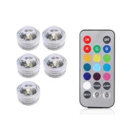 Led Submersible Night Light Lamp RGB Underwater Light Wedding Tea Light Vase Fish Tank Pool Party Christmas Decorative Lights