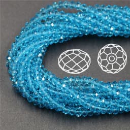 Crystal Rondelle Beads 2 3 4 6 8 10 12mm Glass Faceted Round Beaded For DIY Making Accessories Needlework Wholesale In Bulk