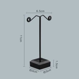 Wholesale Black Clear Acrylic Stud Earring Jewelry Display Rack Stand Organizer Bouches Ornament Holder Hook Hanger Counter Case