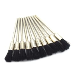 10pcs Jewelry Cleaning Tool Kit 2.35MM Shank Soft Bristle Wheel Brass Cup Brush For Grinder Rotary Tool