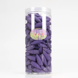 Fragrance Backflow Incense Cone 168Pcs Big Incense Cones Max Capacity Box Incense for Waterfall Incense Burner Smell Remove