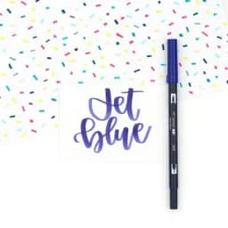 1pc TOMBOW AB-T Japan 96 Colors Art Brush Pen Double Heads Marker Profession Water Marker Pen Painting Kawaii Stationery