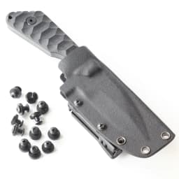 24pcs Belt Attachments Clips Holster Belt Loops Screw Set Chicago Screw Comes with Washer for DIY Kydex Sheath Hand Tool Parts