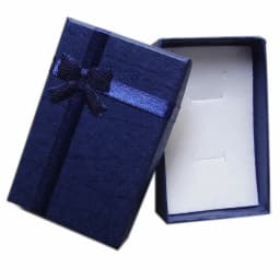 32pcs 5x8cm Jewelry Box with Sponge Black Necklace Ring Studs Earrings Paper Jewellery Boxes Birthday Gift Packaging Display