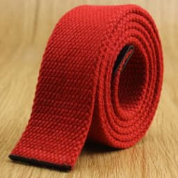 SupSindy Men 3.8cm Width Canvas Belt Without Buckle Thicken Weave Strap 20 Colors Pure Color Stripe Belts for Women 110cm-160cm