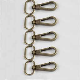 5Pcs 4 Sizes Metal Swivel Trigger Lobster Clasps For Bag Hook Key Chain DIY Zinc Alloy Gold Silver Belt Buckle Bag Accessories