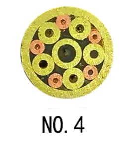 5mm Mosaic Pin Rivets for Knife Handle Screw Brass Mosaics Rivets Nail Steel Tube More Design Exquisite Style Length 9cm