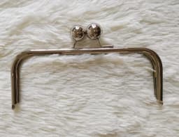 22cm Vintage Big Ball Clasp DIY Handbag Accessories Kiss Lock Purse Frame For Handbags Purse Bag Frame Supplier Bronze