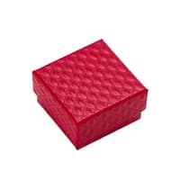 5*5*3cm Jewelry Display Box 48pcs Multi Colors Black Sponge Diamond Patternn Paper Ring /Earrings Box Packaging White Gift Box