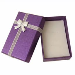 32pcs Cardboard Jewelry Boxes 1.9''x3.1'' Silver Gift Boxes for Pendent Necklace Earrings Ring Box Packaging with White Sponge