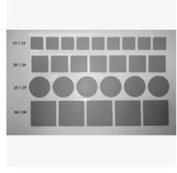 1000Pcs/Roll Square Round Silver Blank For Secret Code Cover Home Game Wedding Scratch Off Sticker