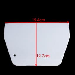Aomily Durable Trapezoid Scraper Spatula Fondant Cake Dough Pizza Tool Kitchen Multifunction Slicer Blade Plastic Cake Tool L/S