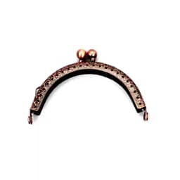 10 Pcs/Lot 8.5 CM Size Double Bead Semicircular Metal Purse Frame Kiss Clasp Clutch DIY Bag Accessory