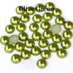 2/3/4/5/6/8/10/12/14mm Imitation Pearl ABS Plastic Half Round Loose Bead for DIY Jewelry Making Accessories Nail Art Crafts