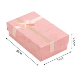 32Pcs Paper Gift Boxes for Jewelry Packaging 5*8*2.5cm Ring Earrings Necklace Holder Display New Year Wedding Favors Gift Pouch