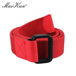 Maikun Men Double Ring Buckle Belt Tactical Canvas Men Belt Casual Harajuku Male Belt For Jeans