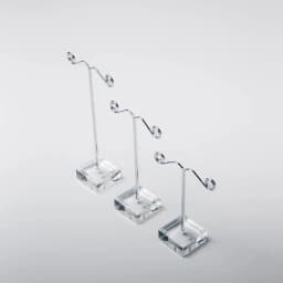 Wholesale Black Clear Acrylic Stud Earring Jewelry Display Rack Stand Organizer Bouches Ornament Holder Hook Hanger Counter Case