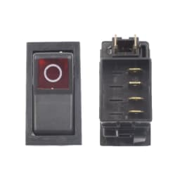 1PC Truck Excavator Crane Car-styling Modified Rocker Switch Button Universal engine stop+larme/fan/power/wiper/fog lamp switch