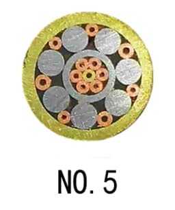 5mm Mosaic Pin Rivets for Knife Handle Screw Brass Mosaics Rivets Nail Steel Tube More Design Exquisite Style Length 9cm