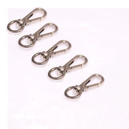5Pcs 4 Sizes Metal Swivel Trigger Lobster Clasps For Bag Hook Key Chain DIY Zinc Alloy Gold Silver Belt Buckle Bag Accessories