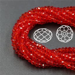 Crystal Rondelle Beads 2 3 4 6 8 10 12mm Glass Faceted Round Beaded For DIY Making Accessories Needlework Wholesale In Bulk