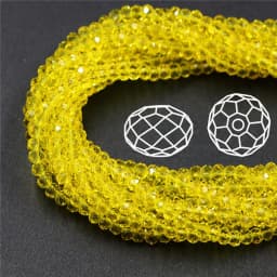 Crystal Rondelle Beads 2 3 4 6 8 10 12mm Glass Faceted Round Beaded For DIY Making Accessories Needlework Wholesale In Bulk