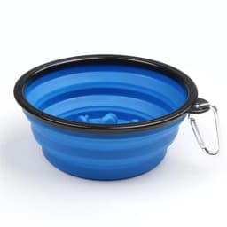 350 1000ml Travel Foldable Pet Dog Bowl for Small Large Dogs Slow Puppy Big Dog Food Bowls Portable Pet Feeder Comedero Perro