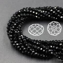 Crystal Rondelle Beads 2 3 4 6 8 10 12mm Glass Faceted Round Beaded For DIY Making Accessories Needlework Wholesale In Bulk