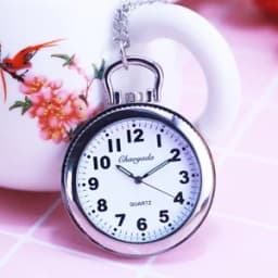 Large Digital Quartz Pocket Watches for Men and Women, Waterproof Electronic Key Chain Clock Gift for Father, Husband, Students,