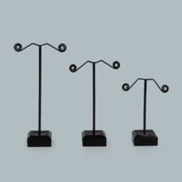 Wholesale Black Clear Acrylic Stud Earring Jewelry Display Rack Stand Organizer Bouches Ornament Holder Hook Hanger Counter Case