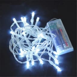 2M/3M/4M/5M/10M LED String Light 3xAA Battery Operated Fairy PVC String Light Party Christmas Wedding New Year Decoration