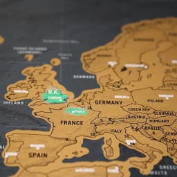 Gift Personalized Foil Layer Coating Free Shipping Portable Travel Scratch off World Maps Poster Traveler Vacation Log