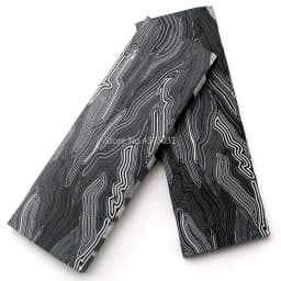 2Pcs G10 Knife handle Material Diy Tool Handle Composite Material Damascus Pattern G-10 Tool Holder Patch Material 130x45x8mm