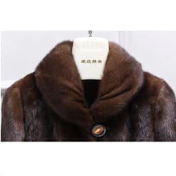 Mink mink fur fall and winter new mink fur coat women's fashion long long-sleeved fur jacket Fur coat women jacket
