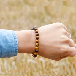 AAA Tiger eyes Beads Bracelet Men Charm Natural Stone Bracelets For Man Handmade Yoga Couple Women Gemstone Health Jewelry