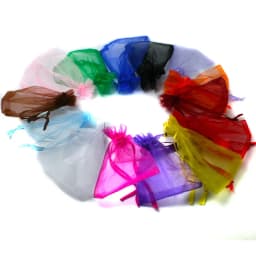 Jewelry Packaging & Display 10pcs/lot RANDOM MIXED Drawable Organza Bags Multisize Choose Gift Bags & Pouches, Packing Bags DIY