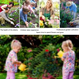 Hot Selling 3PC/set Mini Garden Hand Tool Kit Plant Gardening Shovel Spade Rake with Wood Handle Metal Head for Gardener