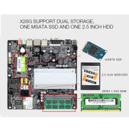 BEBEPC Industrial Mini PC with Intel Core I5-3317U Support Windows XP Ubuntu Linux 4xRS232 8xUSB2.0 Computer Windows10 Ready