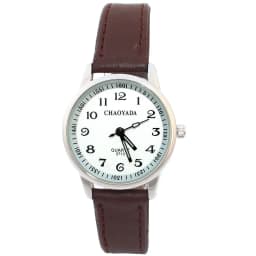Chaoyada Child Watches Girl Leather Strap Learn Time Kids Watch Students Quartz Wristwatch Casual Fashion Children's Gifts