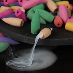 Fragrance Backflow Incense Cone 168Pcs Big Incense Cones Max Capacity Box Incense for Waterfall Incense Burner Smell Remove