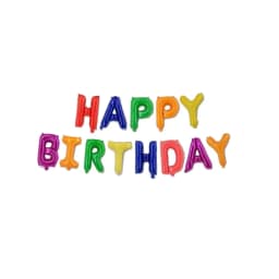 16 inch Letters HAPPY BIRTHDAY Foil Balloons Happy Birthday Party Decoration Kids Alphabet Air Balloons Baby Shower Supplies