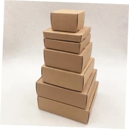 20pcs Brown Kraft Paper Aircraft Gift Boxes Blank Handmade Soap Packing Box,Paper Candy Wedding Party Gift Packaging Boxes