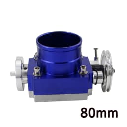 WLR - NEW 65MM 70MM 80MM 90MM THROTTLE BODY PERFORMANCE INTAKE MANIFOLD BILLET ALUMINUM HIGH FLOW