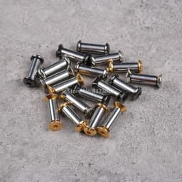 2sets M4 Knives screw Rivet For DIY tools material Knife handle plate Fastening Plum style Furniture processing screw