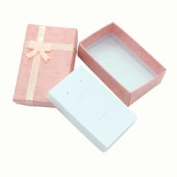 32pcs 5x8cm Jewelry Box with Sponge Black Necklace Ring Studs Earrings Paper Jewellery Boxes Birthday Gift Packaging Display