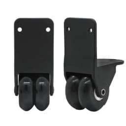 2pc Replacement Luggage Wheel Double Row Roller Load Bearing Directional Suitcase Mute Wheel DIY Parts for Office Outdoor Travel